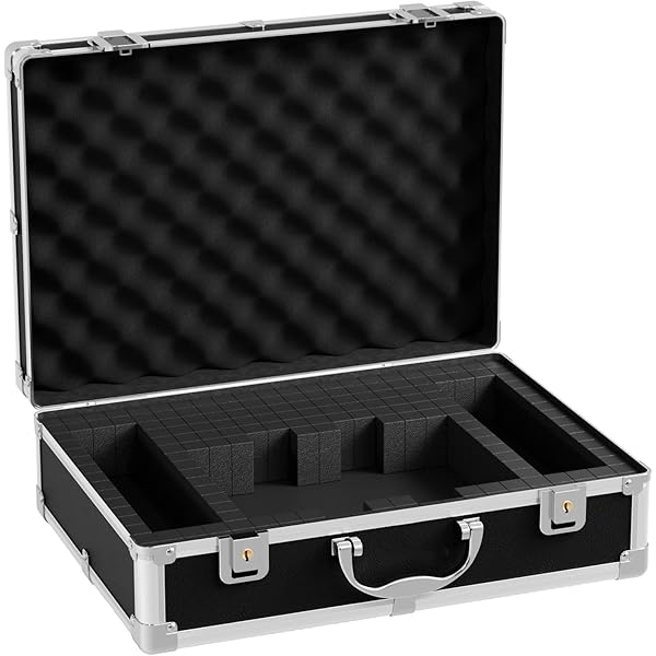 Amazon.com : AxiGear 15in Aluminum Hard Case with DIY Customizable